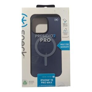 Q4. Speck Presidio2 Pro with MagSafe Case For‎ iPhone 15 Pro Max - Blue